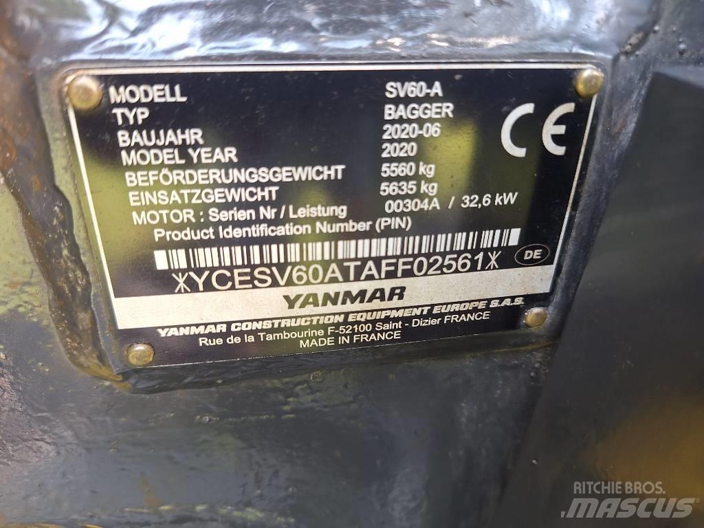 Yanmar SV 60 Mini rýpadla < 7t