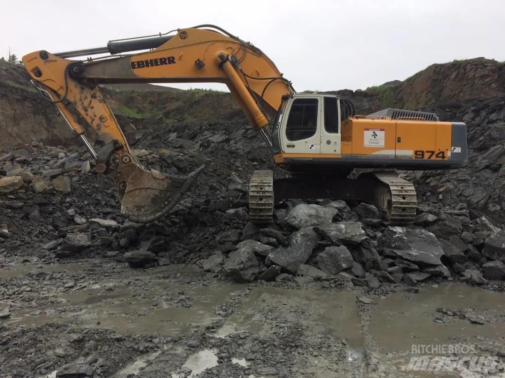 Liebherr R 974 C Pásová rýpadla
