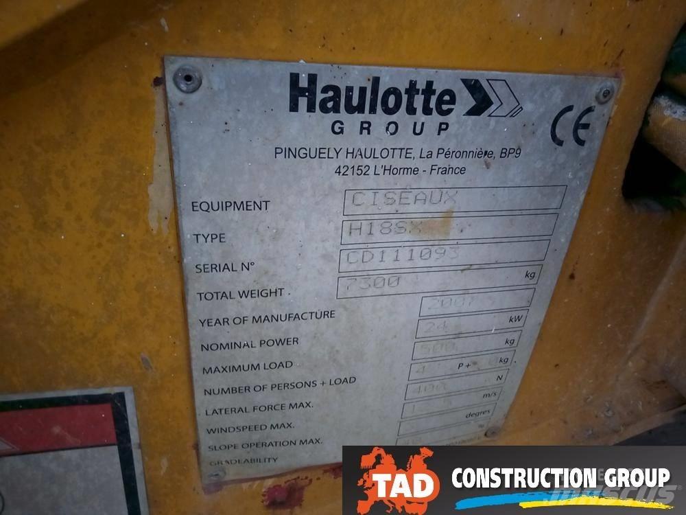 Haulotte H 18 SX Nůžková zvedací plošina