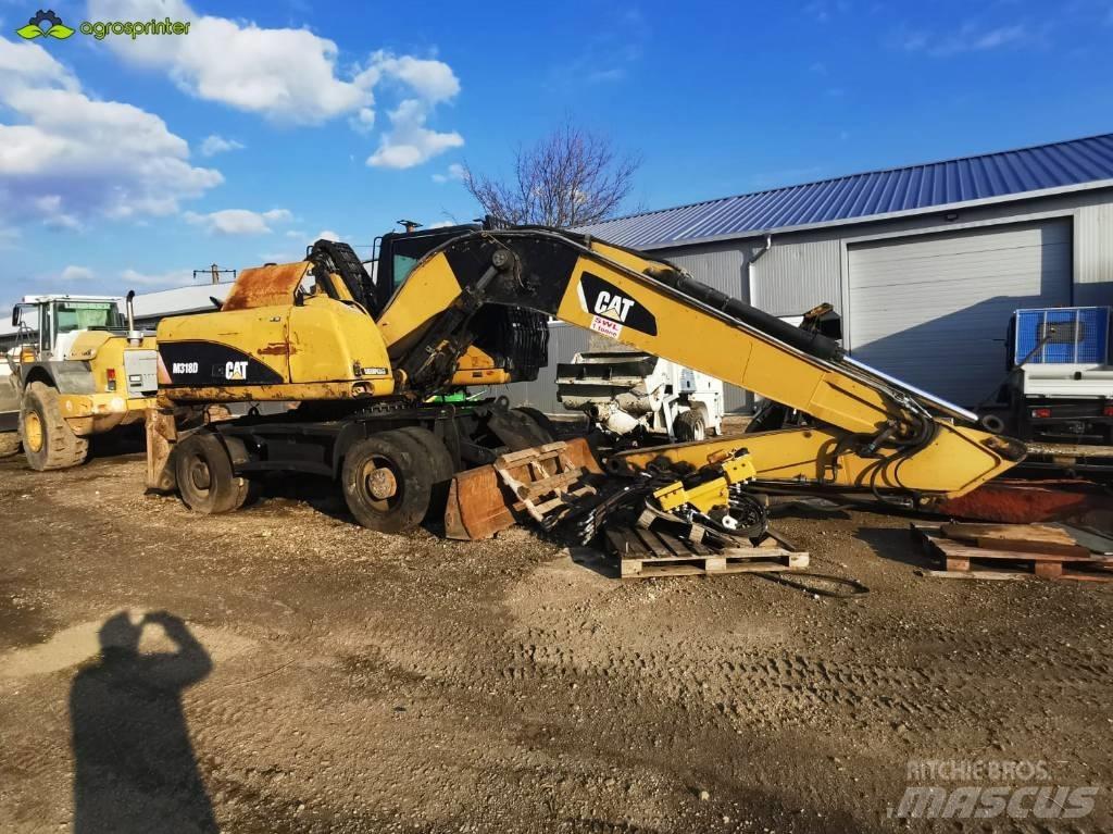 CAT M 318 D Stroje pro manipulaci s odpadem