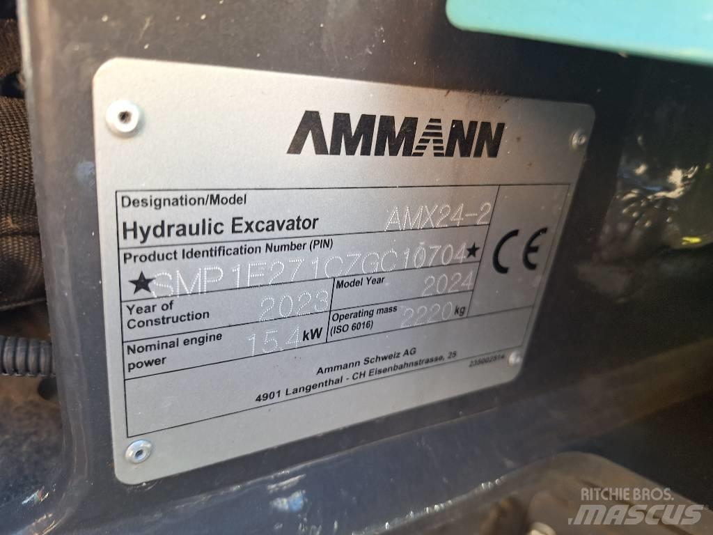 Ammann AMX24-2 Mini rýpadla < 7t