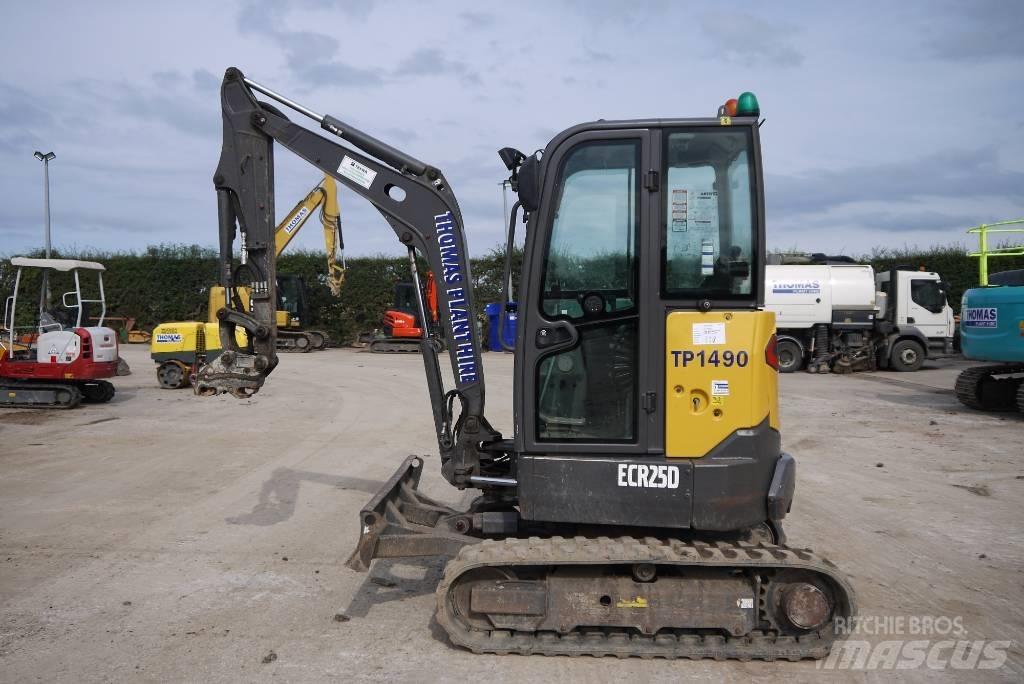 Volvo ECR 25 D Mini rýpadla < 7t
