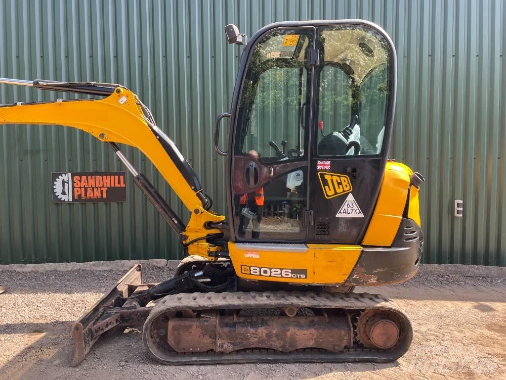 JCB 8026 CTS Mini rýpadla < 7t