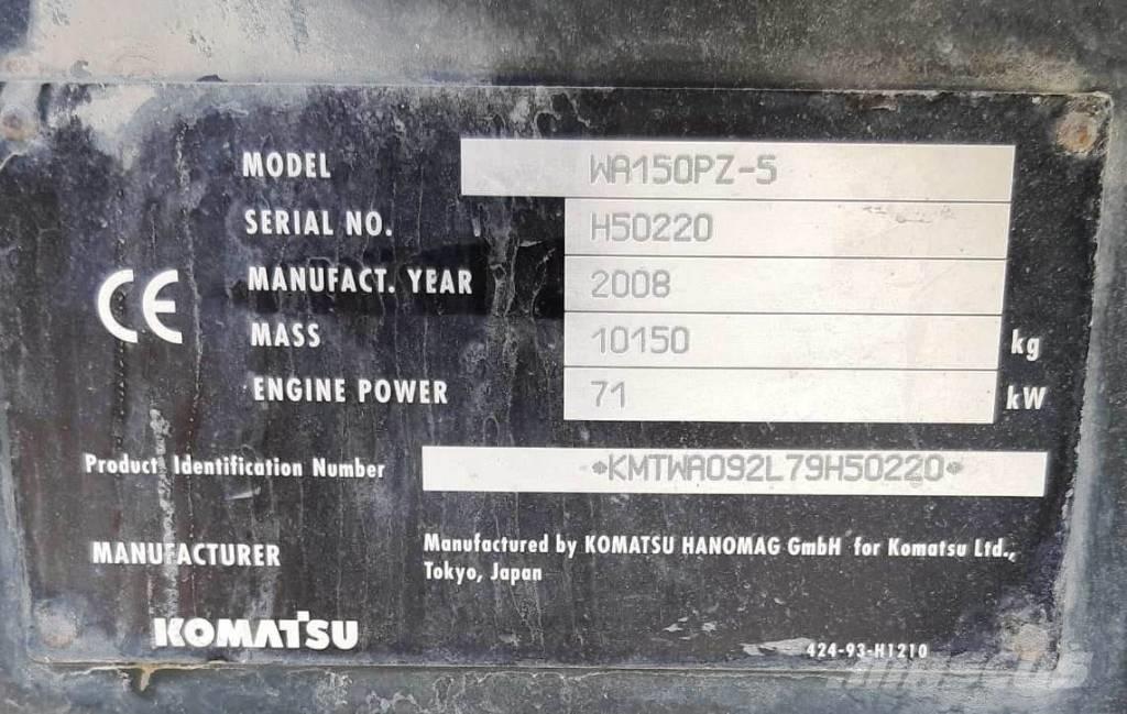 Komatsu WA 150-5 Kolové nakladače