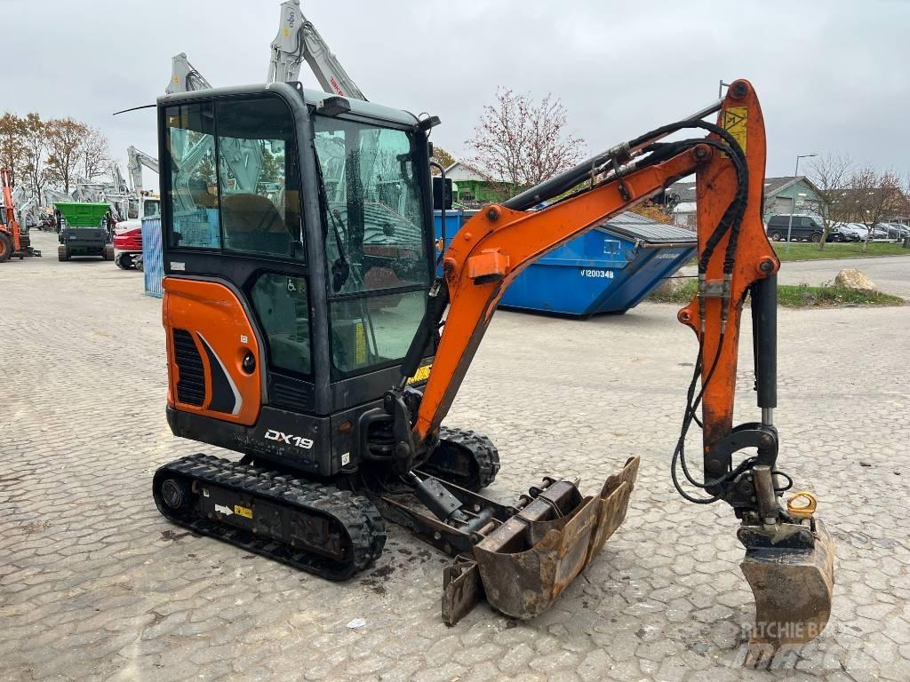 Doosan DX 19 Mini rýpadla < 7t