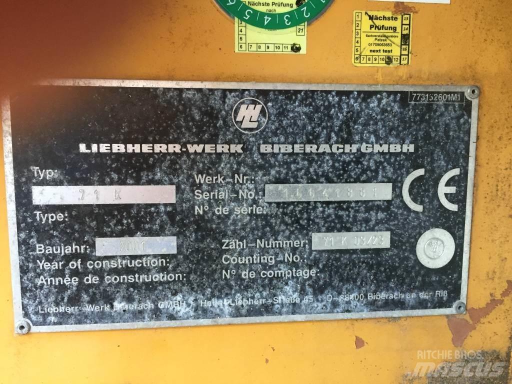 Liebherr 71 K Stavební jeřáby