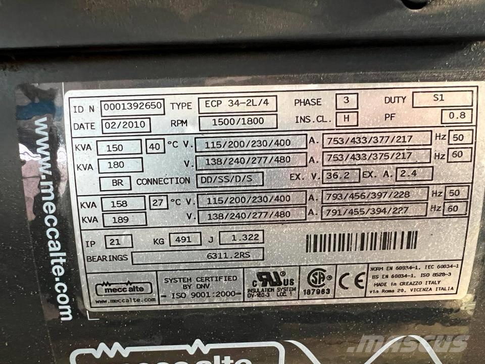  Mecc alte 85-300 KVA Ostatní generátory