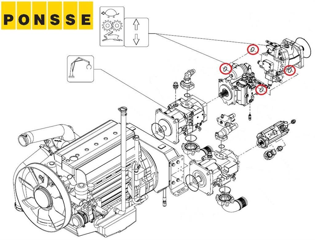 Ponsse 0014134 Hydraulika