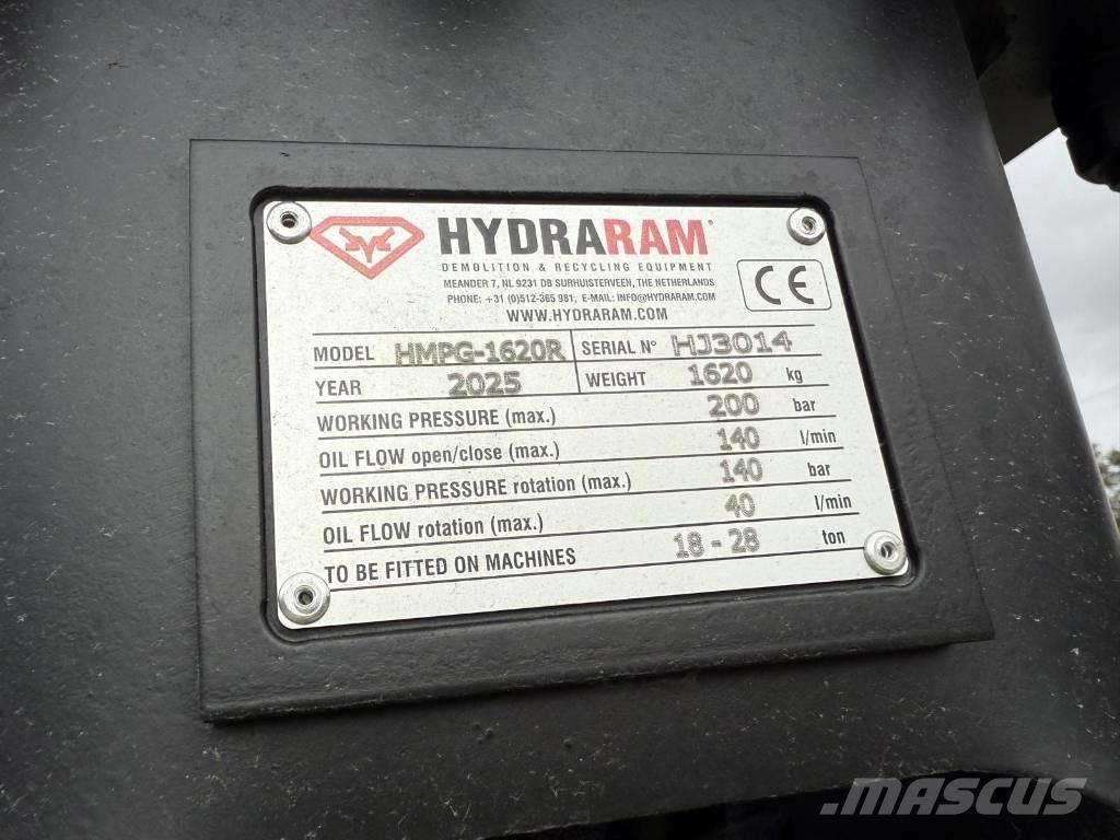 Hydraram HMPG-1620R Klešťové drapáky