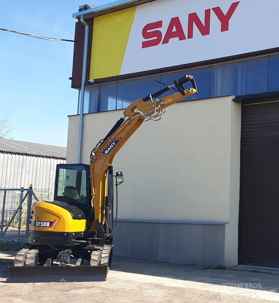 Sany SY50U Mini rýpadla < 7t