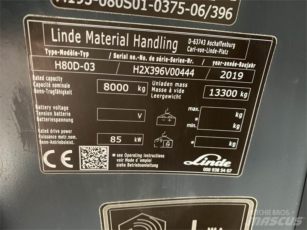 Linde H80D Dieselové vozíky