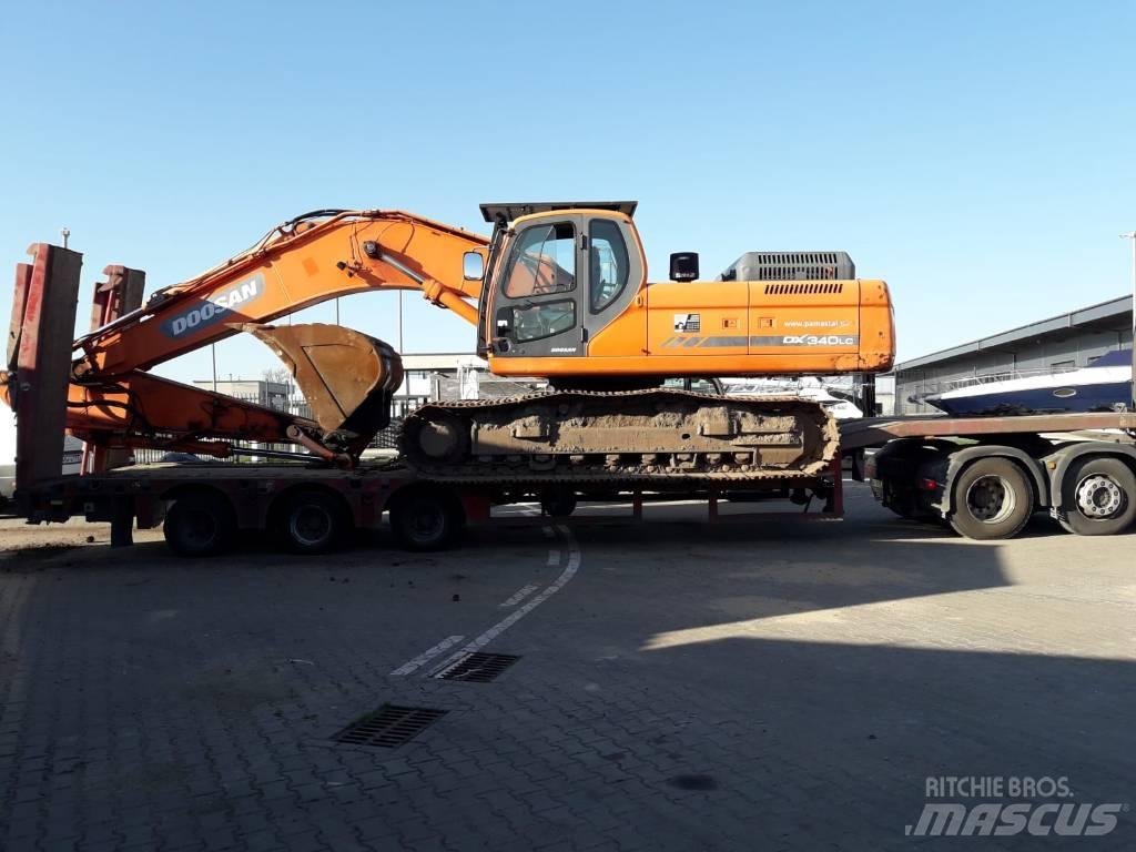 Doosan DX 340 LC Pásová rýpadla