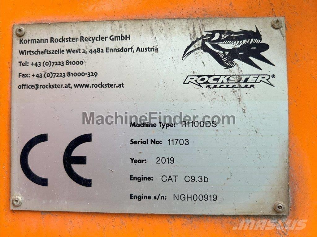 Rockster RD1100DS Mobilní drtiče