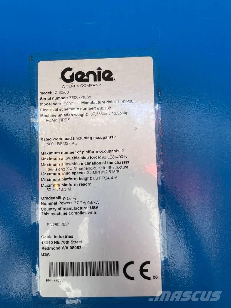 Genie Z 80/60 Kloubové plošiny