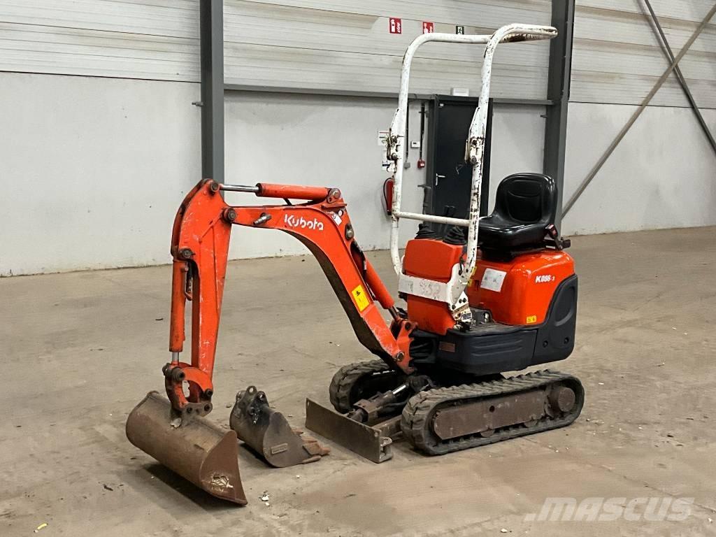 Kubota K 008-3 Mini rýpadla < 7t