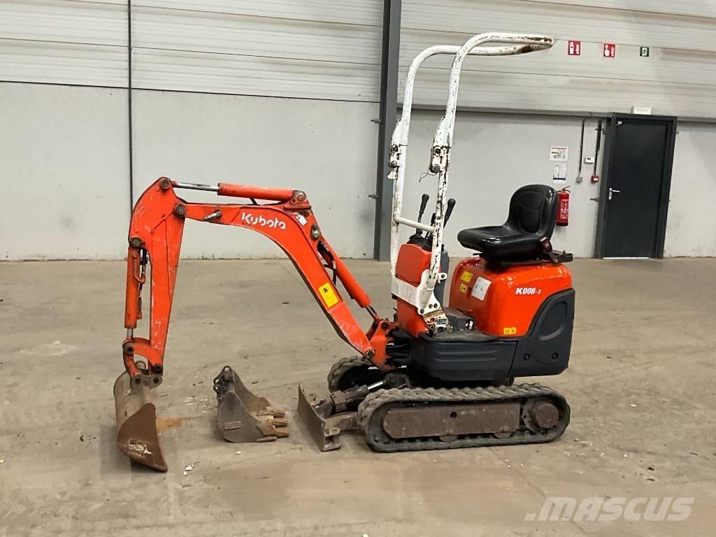Kubota K 008-3 Mini rýpadla < 7t
