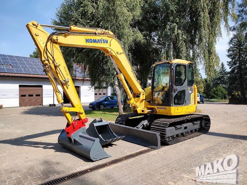 Komatsu PC 118 MR-8 Pásová rýpadla