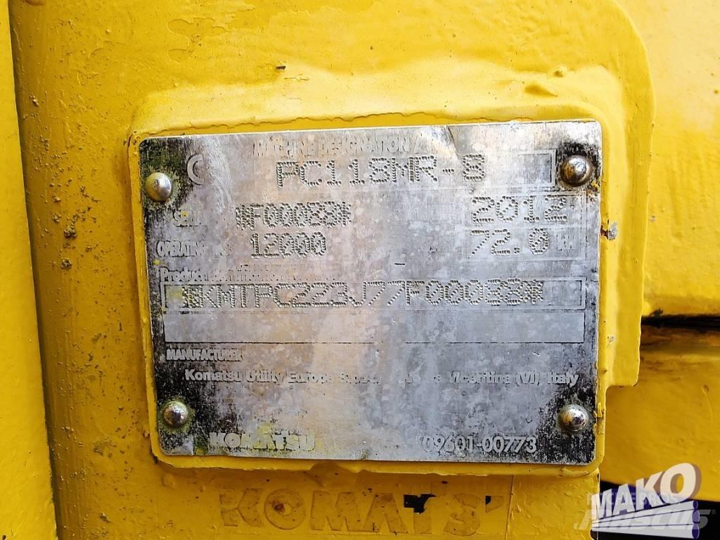 Komatsu PC 118 MR-8 Pásová rýpadla