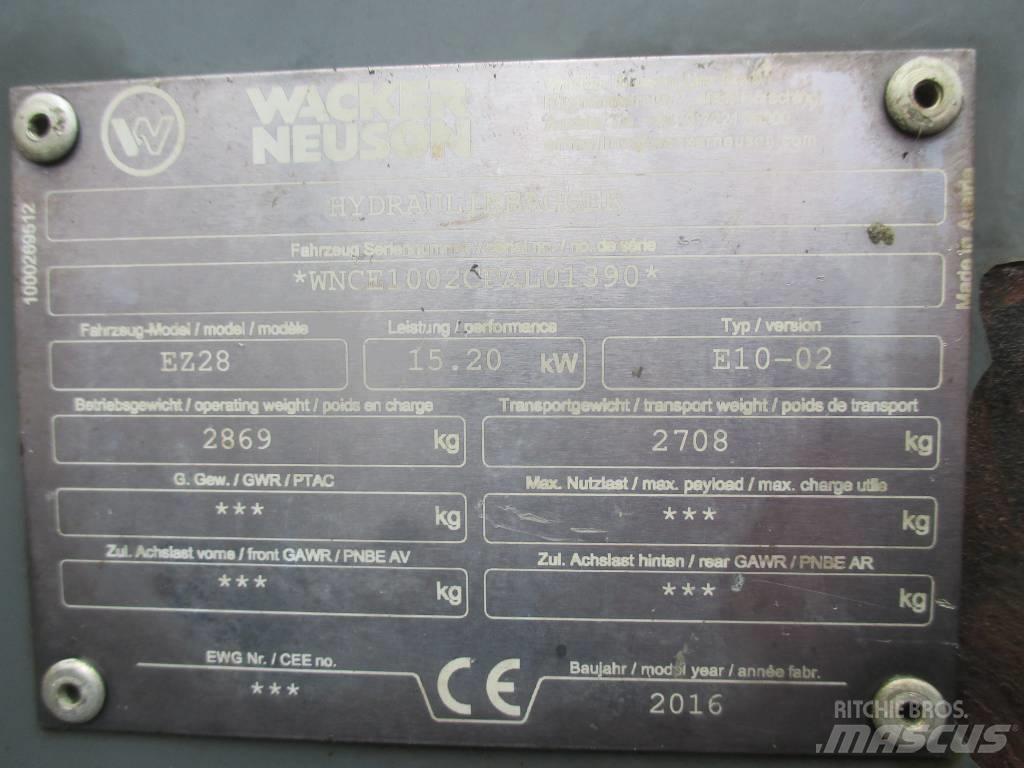 Wacker Neuson EZ 28 Mini rýpadla < 7t