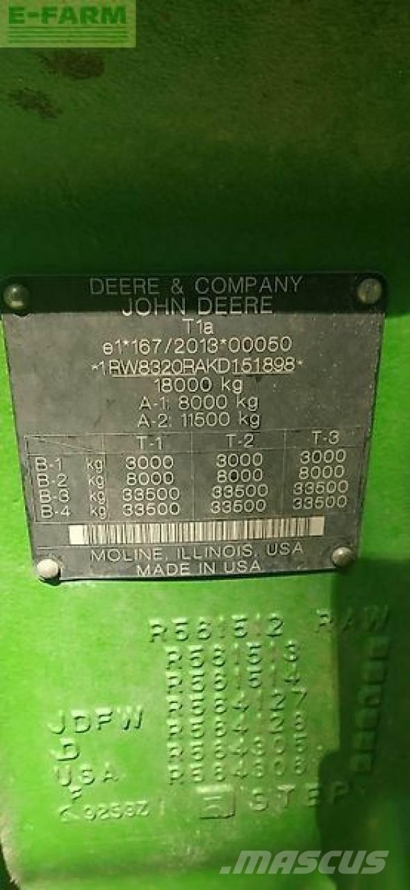 John Deere 8320r Traktory