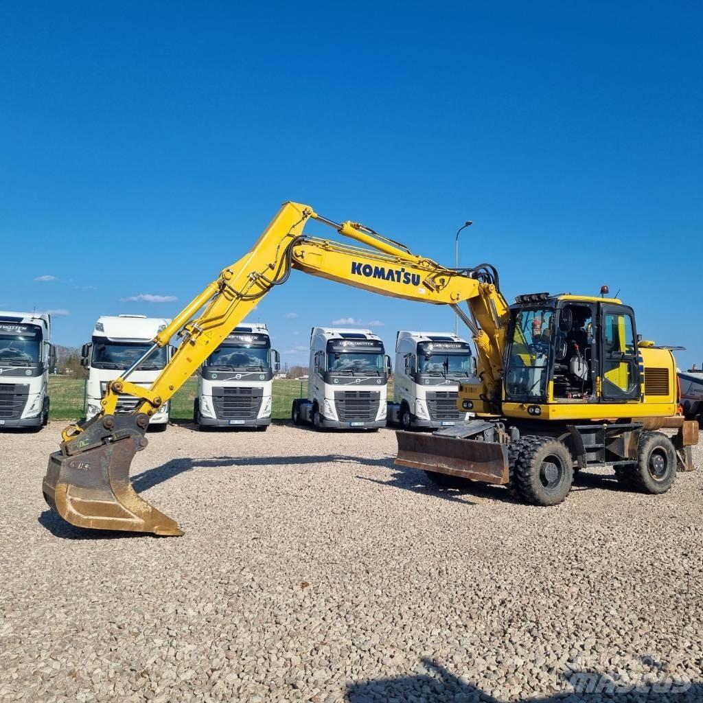 Komatsu PW160 - 11 Kolová rýpadla