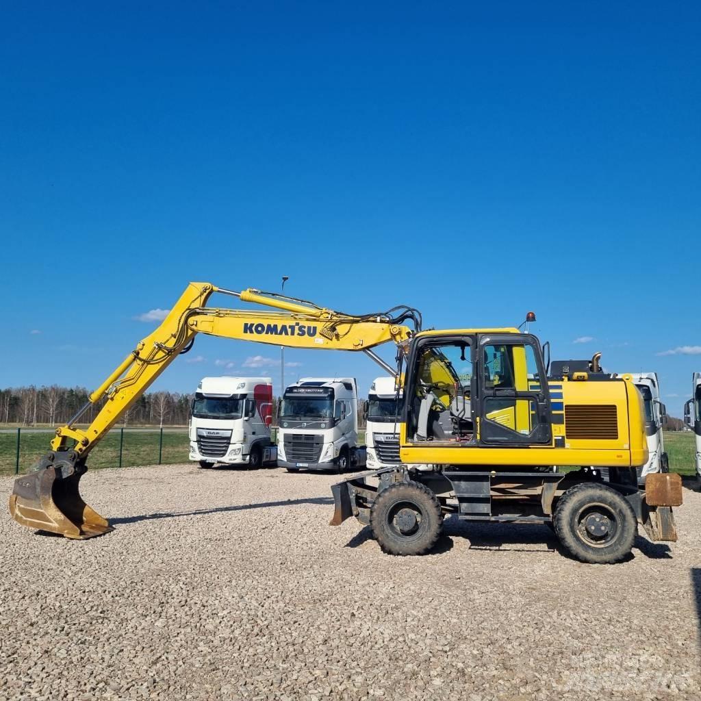 Komatsu PW160 - 11 Kolová rýpadla