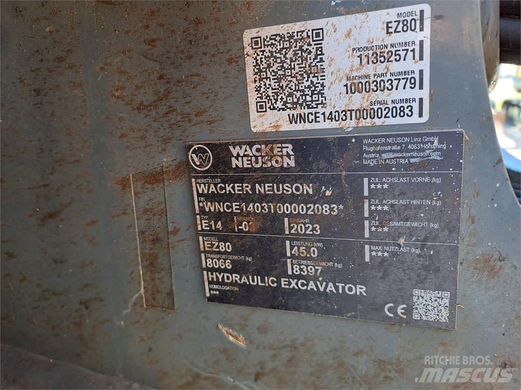Wacker Neuson EZ80 Pásová rýpadla