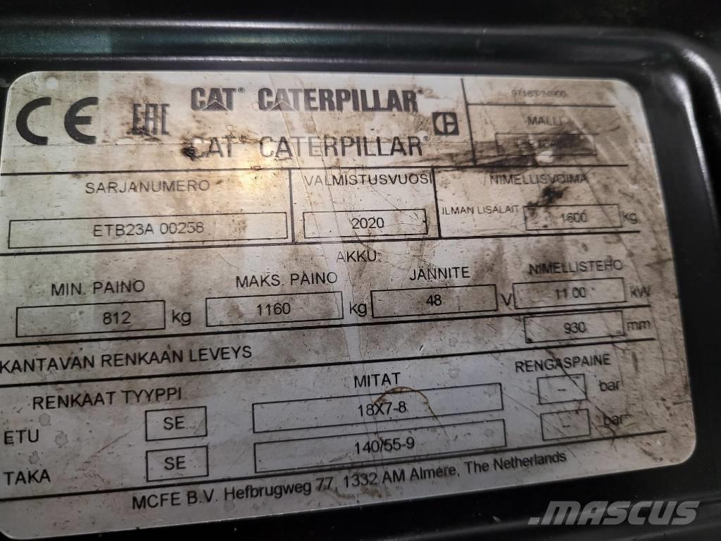 CAT EP16 ANT Akumulátorové vozíky