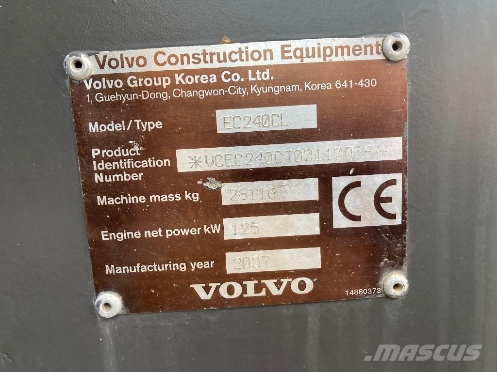Volvo EC 240 C L Pásová rýpadla