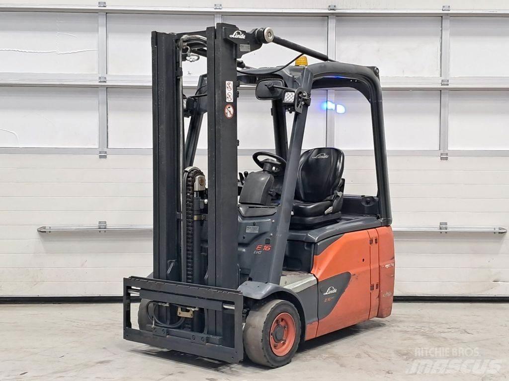 Linde E16-02 Akumulátorové vozíky