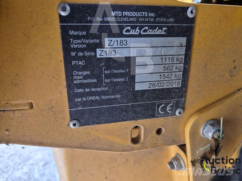 Cub Cadet Z/183 Samojízdné sekačky