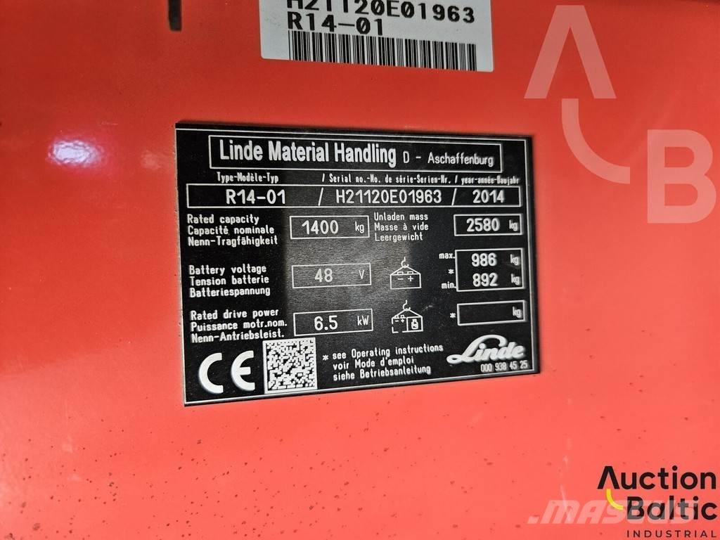 Linde R14-01 Střednězdvižný vozík