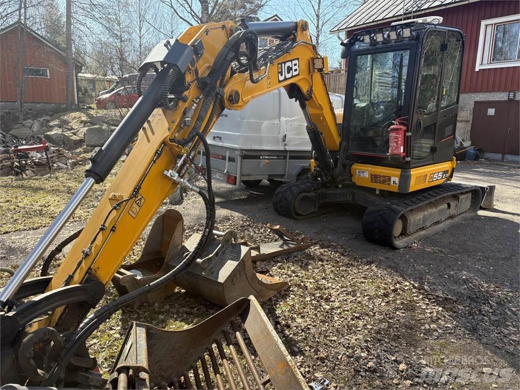 JCB 55Z-1 T3 Pásová rýpadla