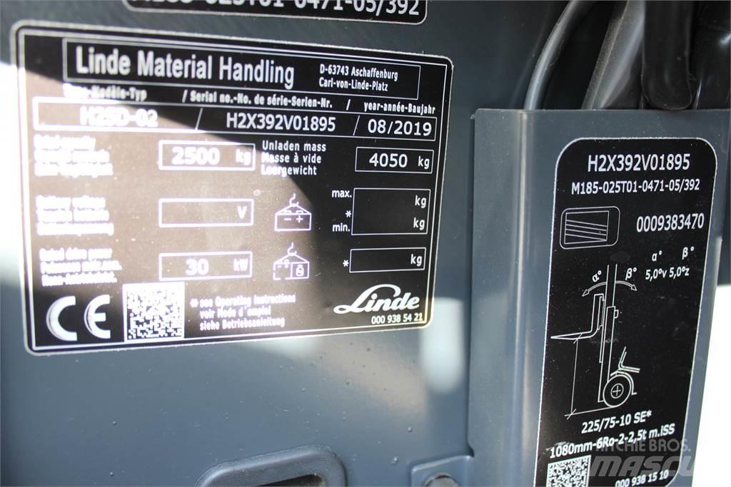 Linde H25D Dieselové vozíky