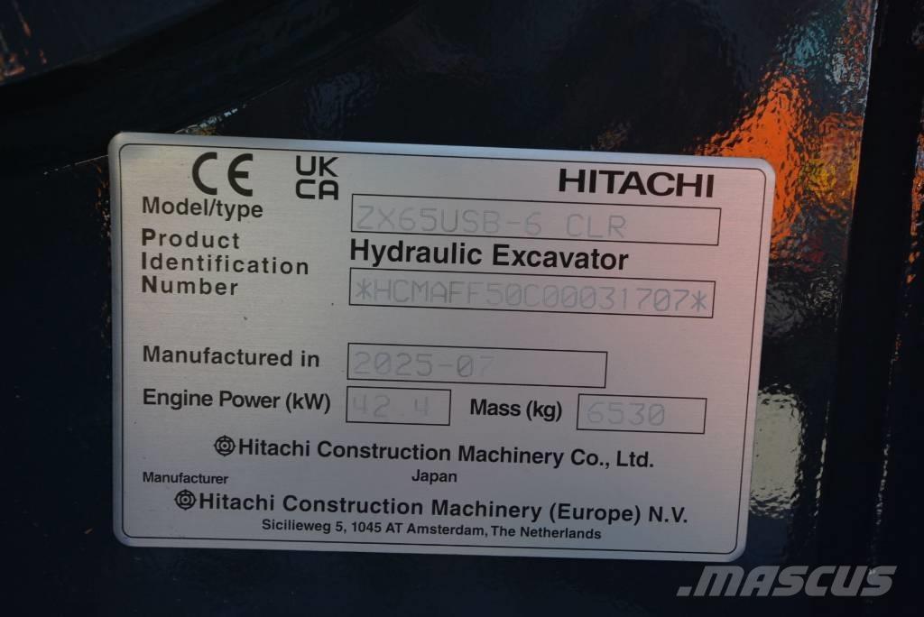 Hitachi ZX 65 USB-6 Mini rýpadla < 7t
