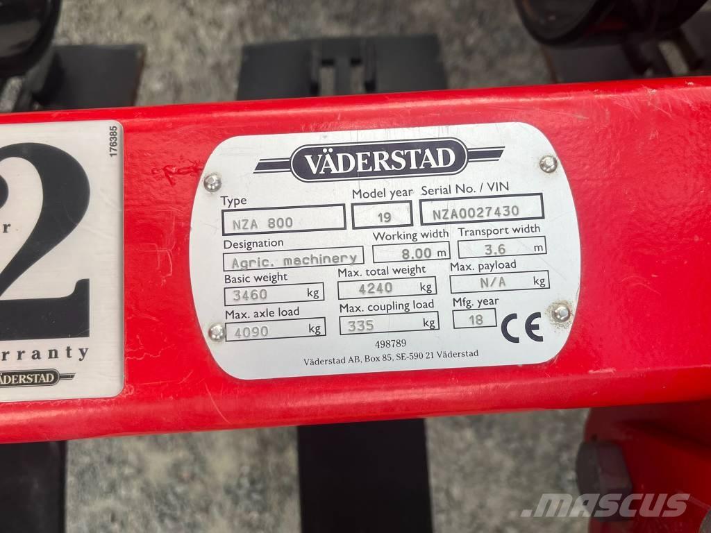 Väderstad NZA800 Brány
