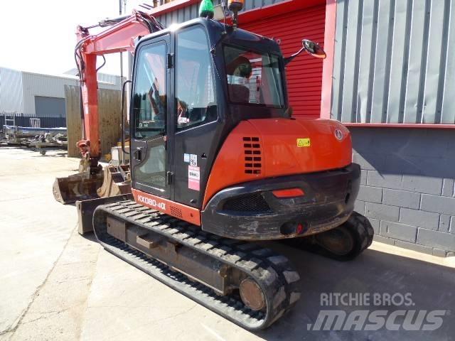 Kubota KX 080-4 Midi rýpadla 7t - 12t