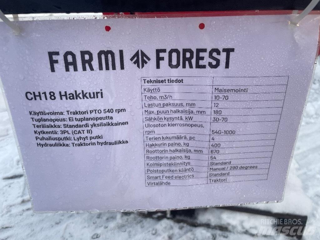 Farmi Forest CH18 Štěpkovače