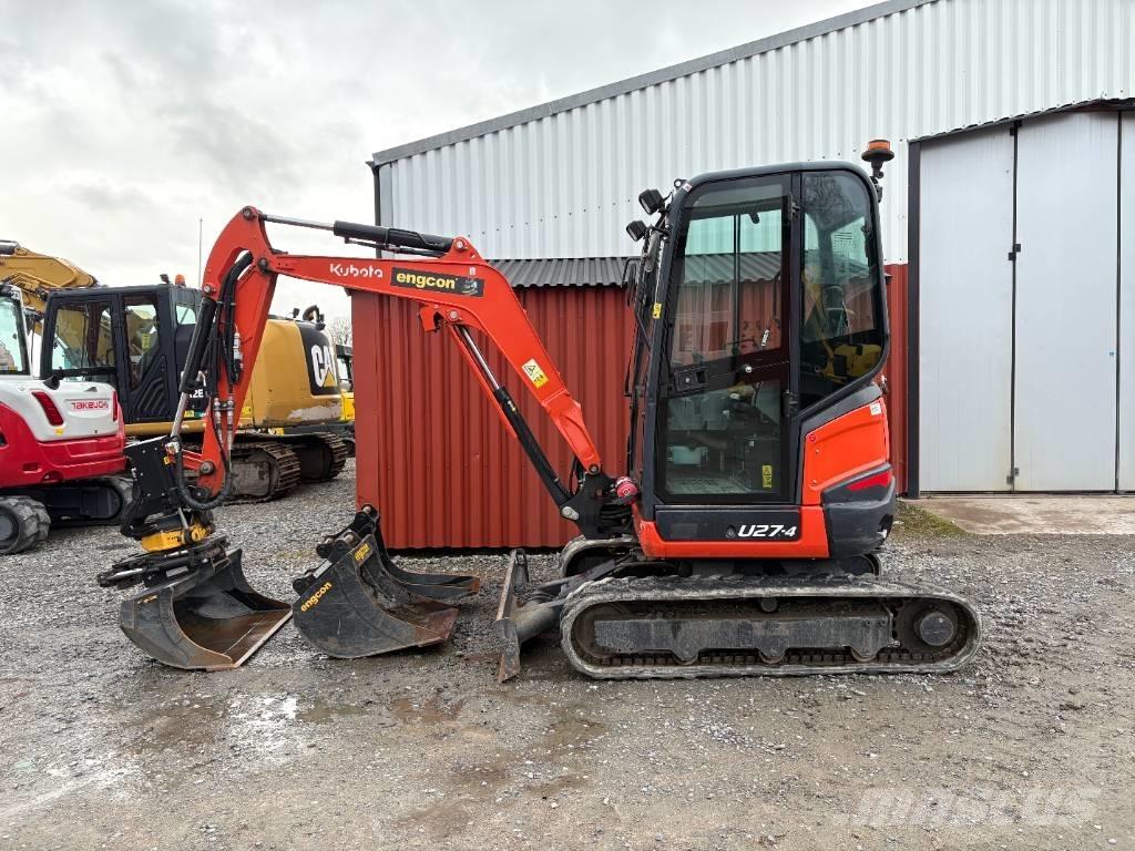 Kubota U27-4 Mini rýpadla < 7t