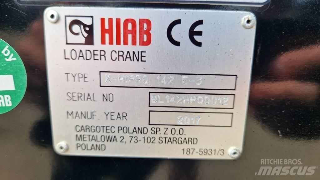 Hiab X-Hipro 142 E-3 Nakládací jeřáby