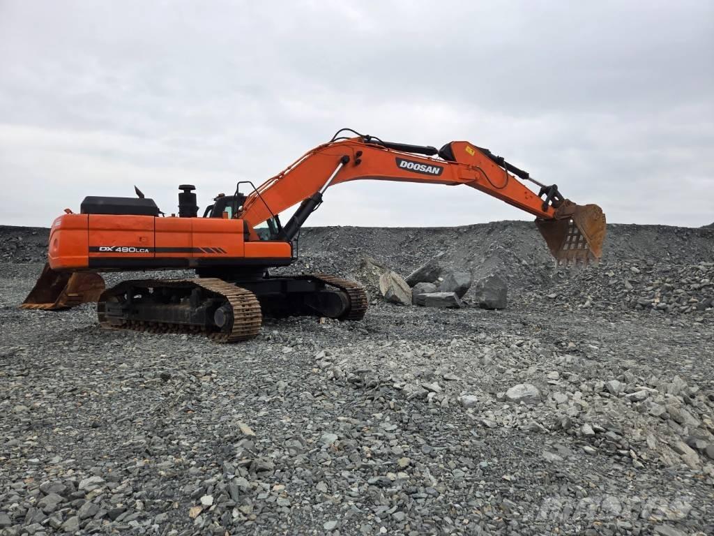 Doosan DX 480 LCA Pásová rýpadla