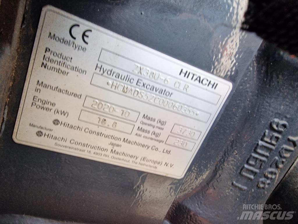 Hitachi ZX38U-6 Mini rýpadla < 7t