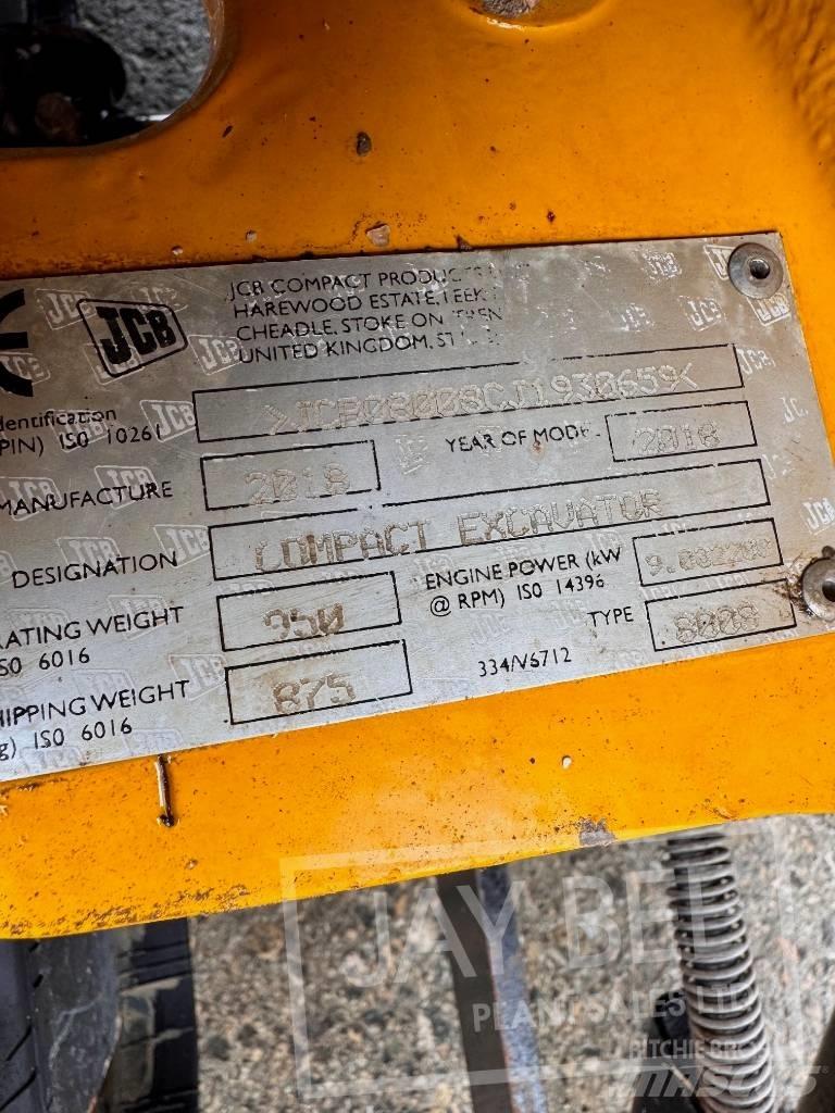 JCB Micro Mini rýpadla < 7t
