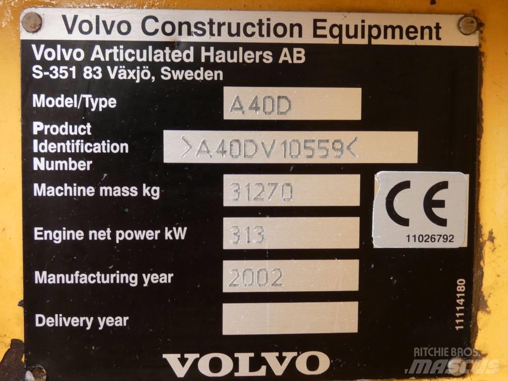 Volvo A 40 D Kloubové dempry