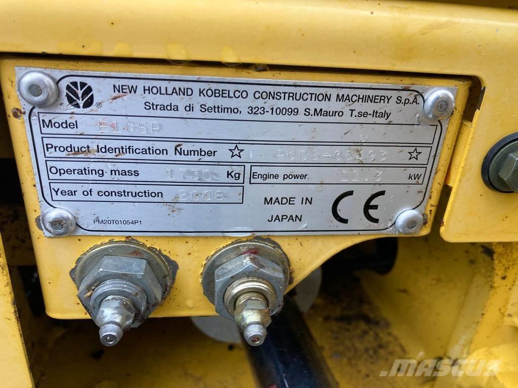 New Holland E 18 SR Mini rýpadla < 7t