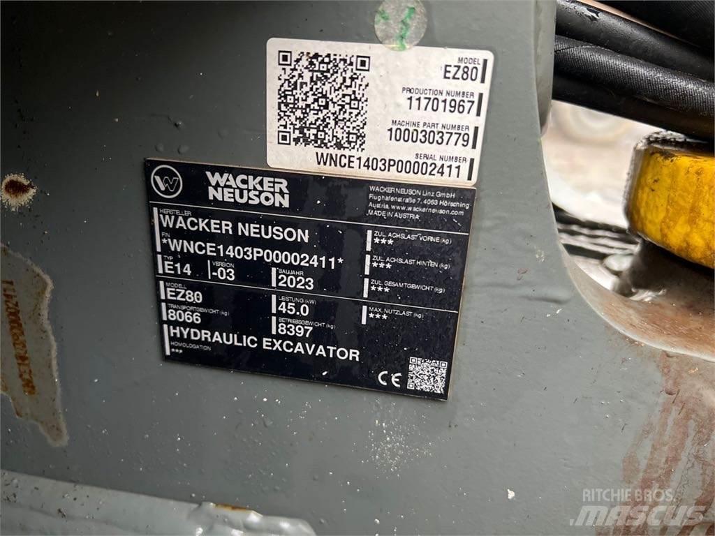 Wacker Neuson EZ80 Pásová rýpadla