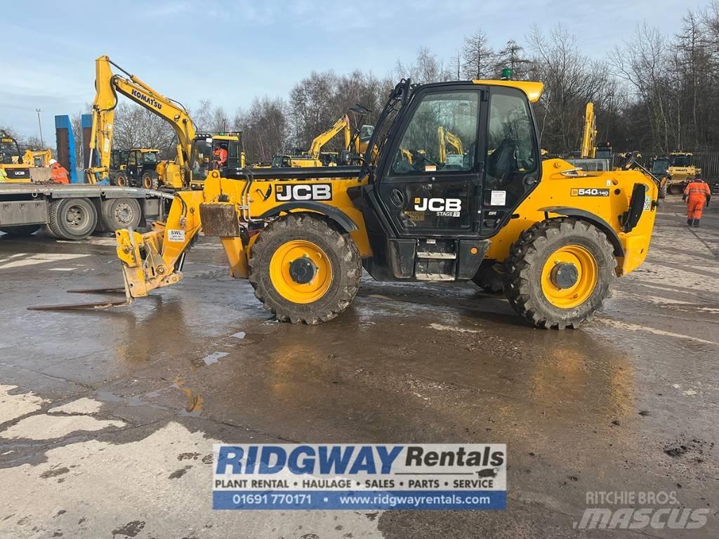 JCB 540-140 Teleskopické manipulátory