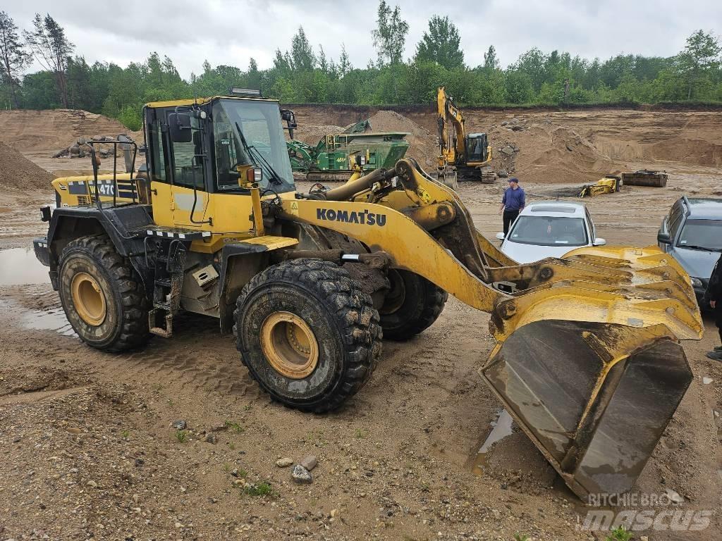 Komatsu WA 470 Kolové nakladače