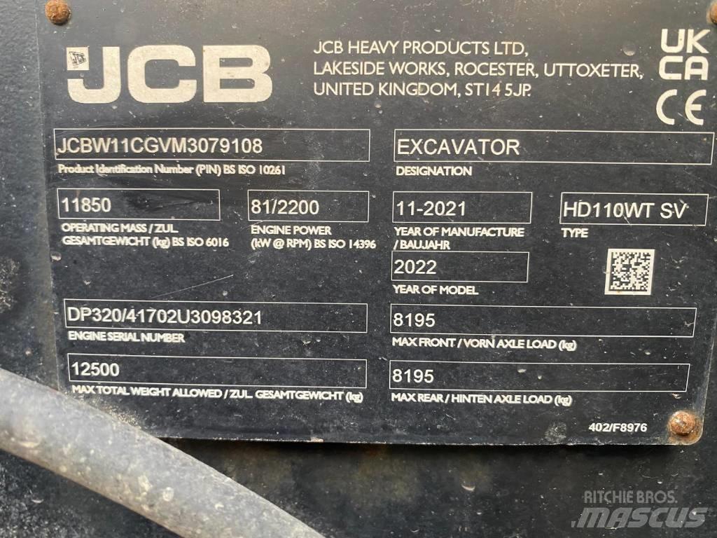 JCB 110 W Kolová rýpadla