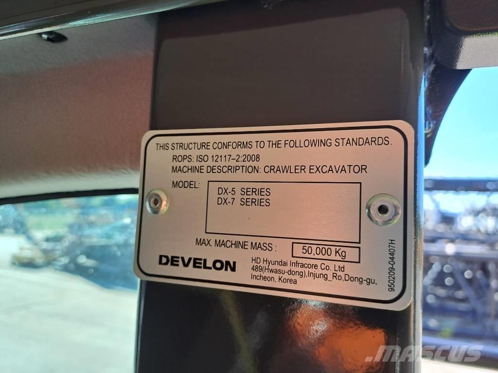 Doosan DX300LC-7M Pásová rýpadla